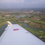 Anflug auf Rangoon.